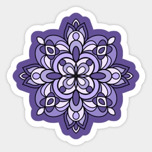 Purple Mandala Sticker